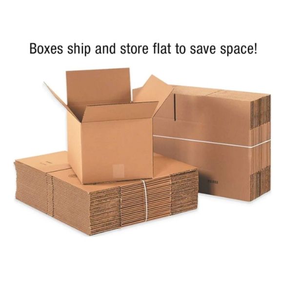 Lot 5 X ULINE 18 x 12 x 3" Corrugated Shipping Box S-19080 reseller marketplace - Picture 3 of 5